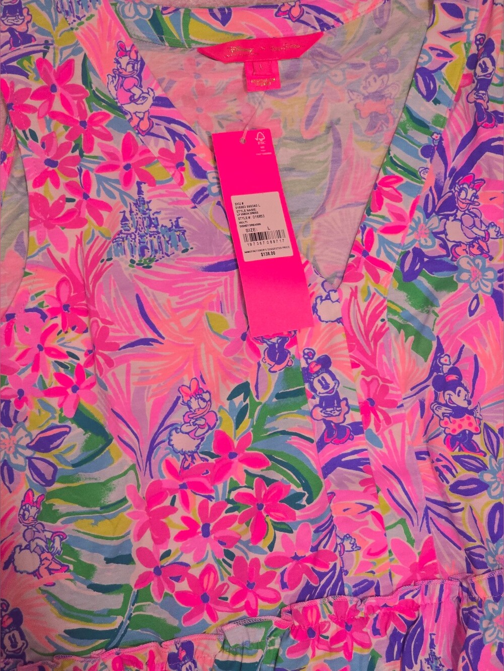 Lilly Pulitzer v neck dress - Picture 7 of 9